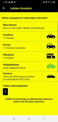 Lahden Aluetaksi android App screenshot 4
